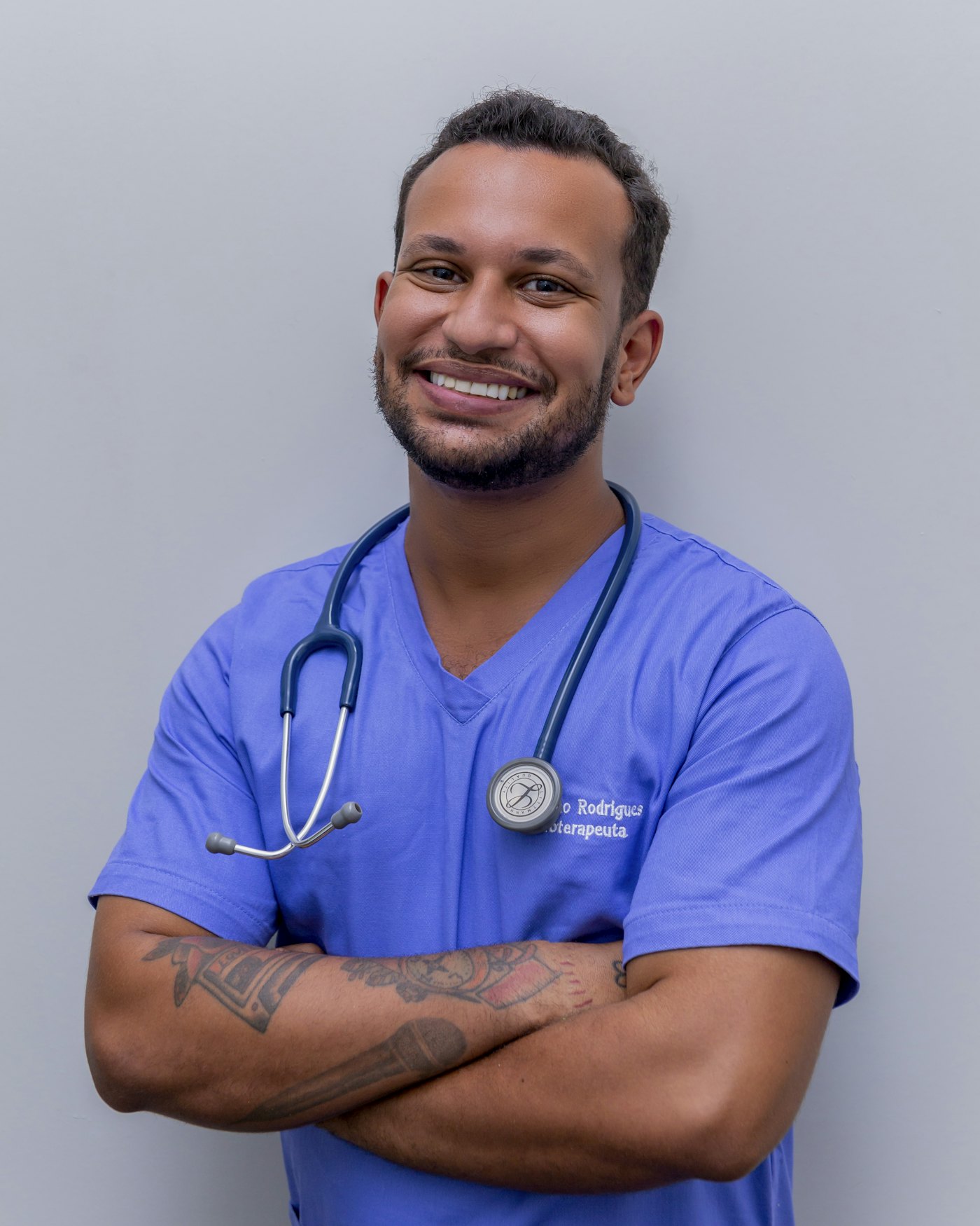 A healthcare worker ready to help